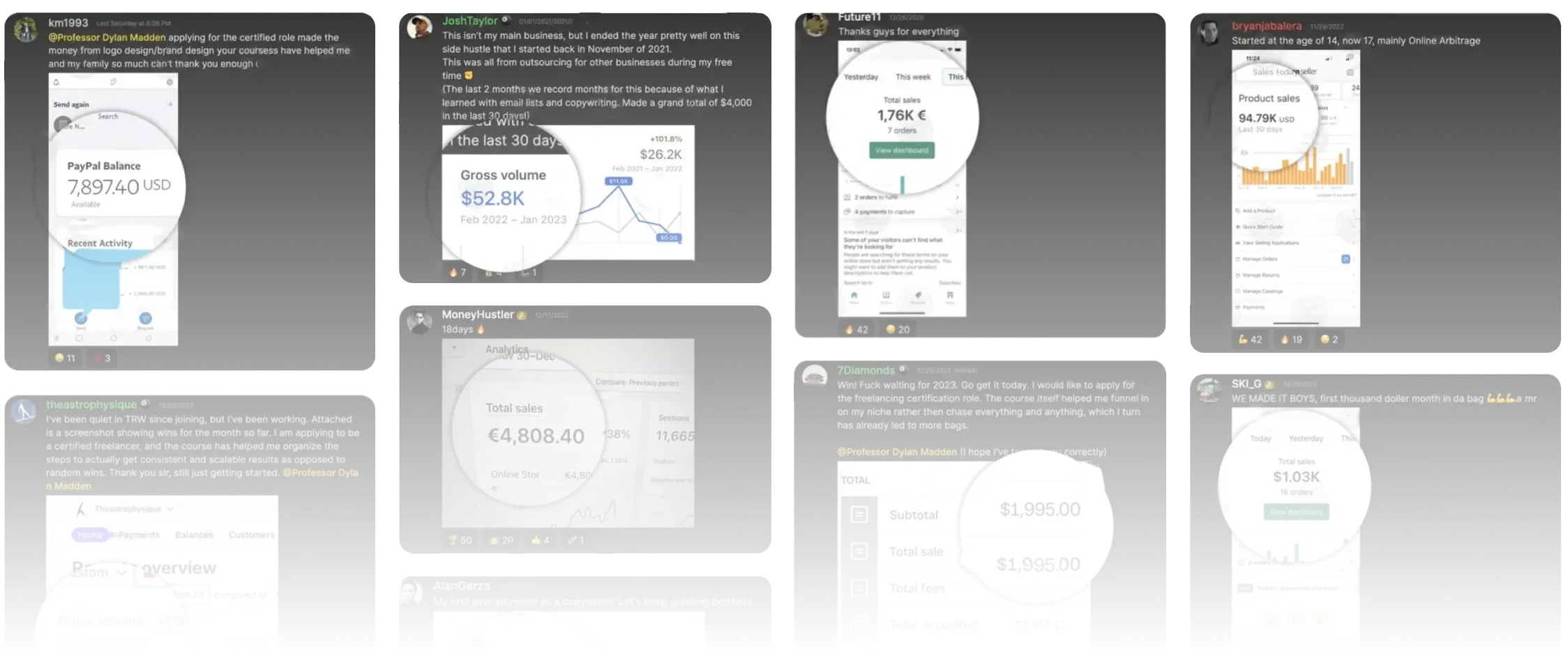 success screenshoted payments